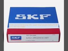 Rolamentos de esferas de ranhuras profundas com anel selado, classificação de precisão P0 SKF 6212 2RS1 OD 110MM