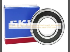 Rolamentos sem alinhamento Rolamentos de esferas de ranhura profunda com ranhuras de travagem 6207 2RS1 Tamanho de furo 35 mm Velocidade de lubrificação de óleo 11000 r/min