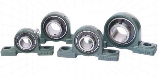 Rolamentos de blocos de chumbo estáveis industriais, rolamentos de bolas montados em blocos de almofadas duráveis