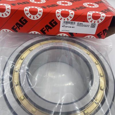 FAG Rolamentos cilíndricos com precisão P4 e gaiola de latão ID120MM