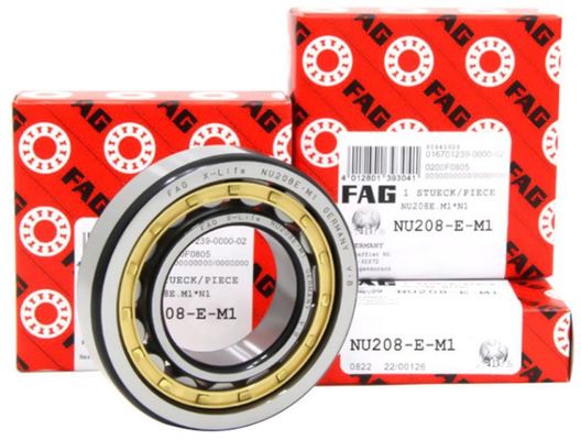 NU208E Rolamentos de rolos cilíndricos de linha única 40*80*18mm para máquinas agrícolas