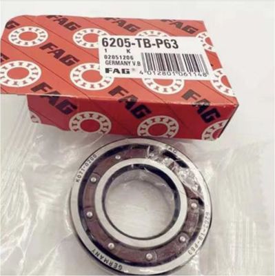 FAG 6205 TB Diâmetro interno 25 mm Rolamento de esferas de ranhura profunda com gaiola de aço estampada