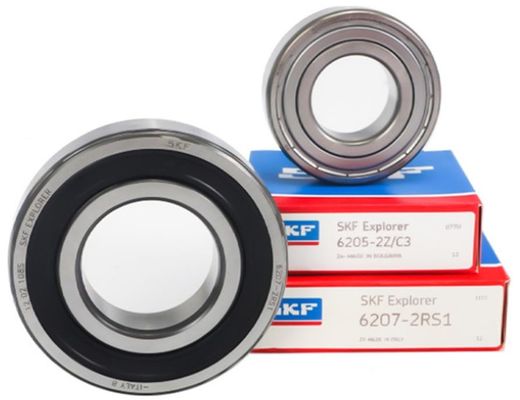 6207 2RS1 SKF Rolamento de esferas de ranhura profunda Tipo de gaiola de latão para trabalho pesado