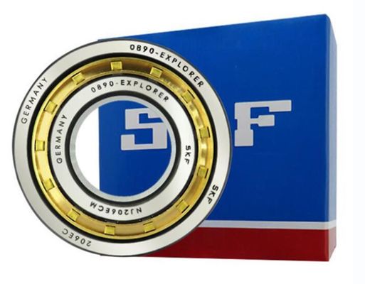 SKF NJ206ECM 30 mm de dimensão interna de rolos cilíndricos com vedações abertas