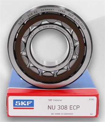 SKF NU308ECP Rolamentos cilíndricos P4 Aço cromado de precisão Gcr15 para máquinas pesadas