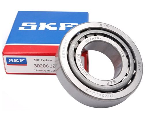 17.5mm Largura SKF 30206 Rolamentos de rolamento de aço cônico para aplicações industriais