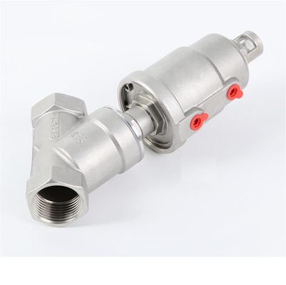Válvula de ângulo DN20 atuador 50mm pneumática de precisão Die Casting Globo Valve Gate Valve