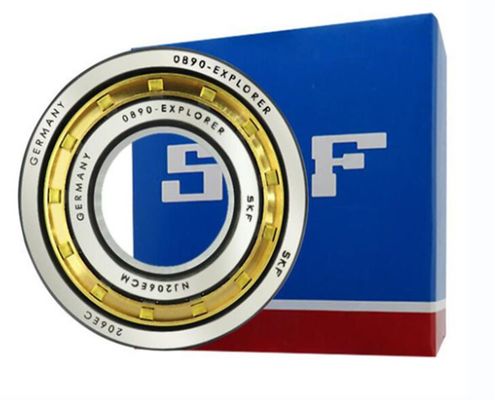 SKF NJ206EC Rolamentos de rolos cilíndricos de fila única Dimensão interna de 30 mm Velocidade limite de graxa 8500 r/min para ambientes industriais exigentes