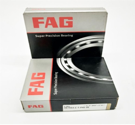 Rolamento de esferas de contato angular FAG 7014C-T-P4S-UL 46,9KN Cr Diâmetro Externo 110mm